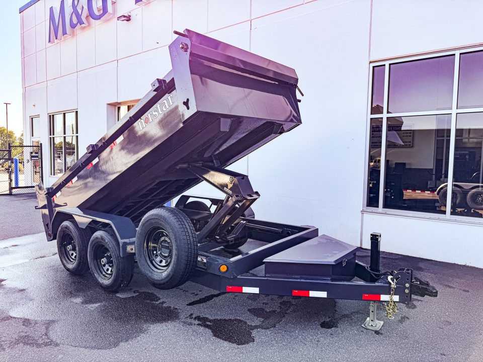 New DCB 72X12 10K DUMP TRAILER- GRAY