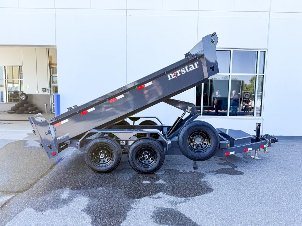 New DCB 72X12 10K DUMP TRAILER- GRAY