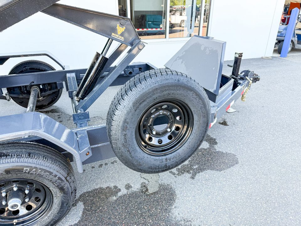 New DCB 72X12 10K DUMP TRAILER- GRAY