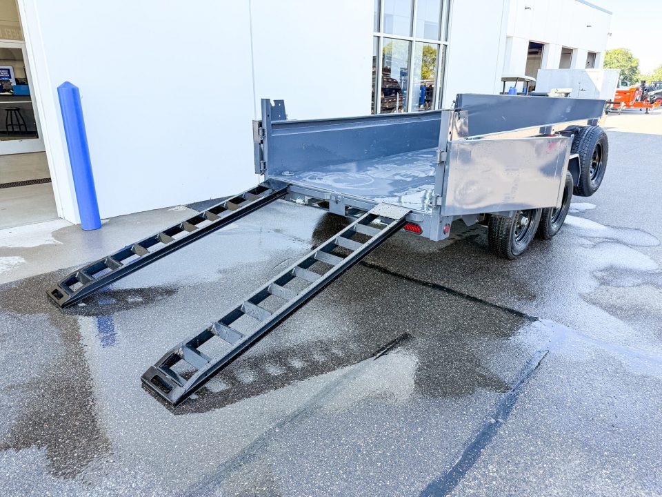 New DCB 72X12 10K DUMP TRAILER- GRAY