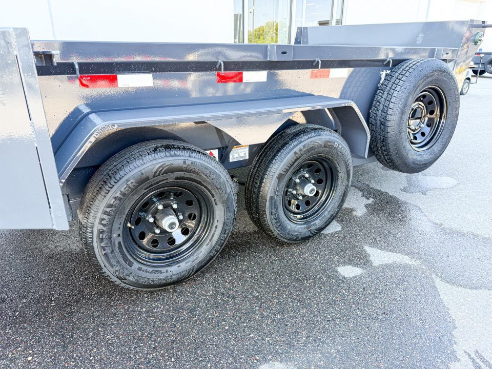New DCB 72X12 10K DUMP TRAILER- GRAY
