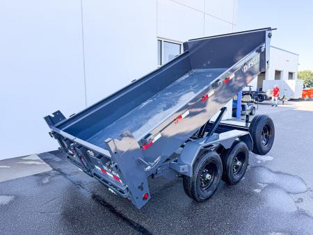 New DCB 72X12 10K DUMP TRAILER- GRAY