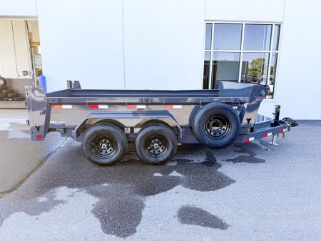 New DCB 72X12 10K DUMP TRAILER- GRAY