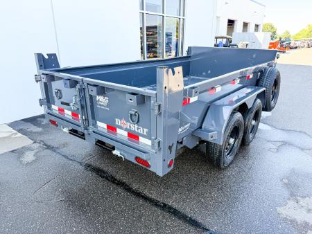 New DCB 72X12 10K DUMP TRAILER- GRAY