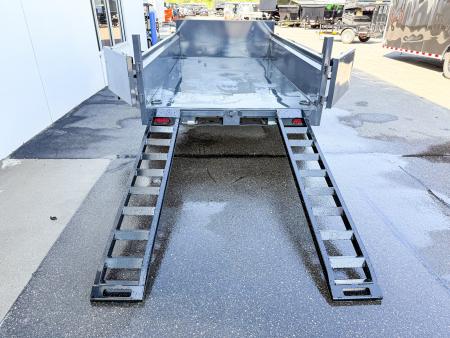 New DCB 72X12 10K DUMP TRAILER- GRAY