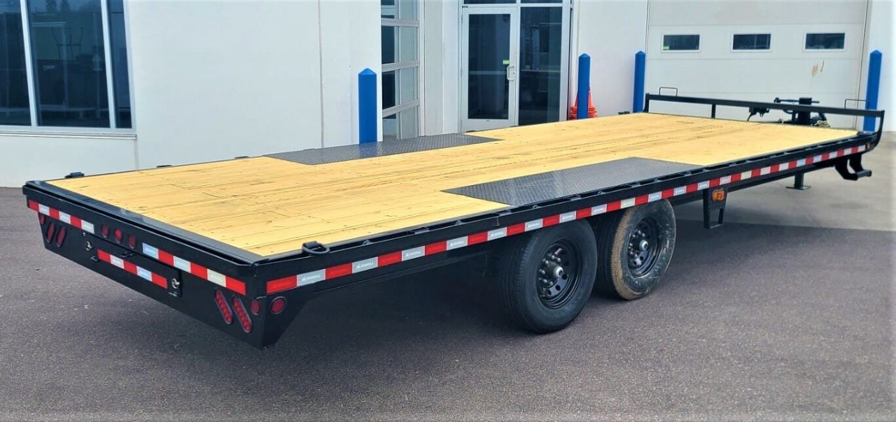 New FDP 102X22 14K DECKOVER EQUIPMENT TRAILER - BLACK