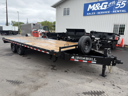 New 102X20 14K DECKOVER EQUIPMENT TRAILER - BLACK
