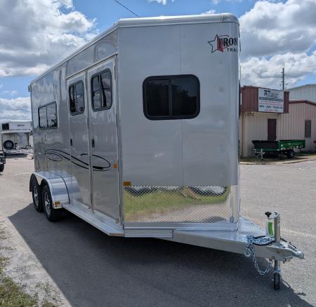 New 2025 Frontier Trailers AMBASSADOR 2H 6.5X14.5 BP 7K Horse Trailer
