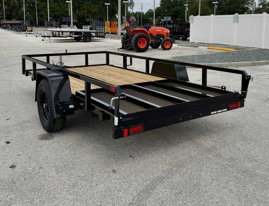 New 2026 Sure-Trac 6x12 5K W/ Brakes Tube Top Utility Trailer