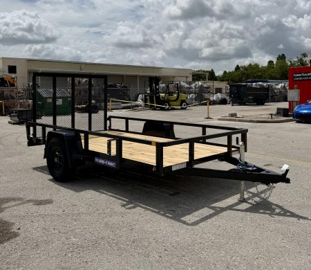New 2026 Sure-Trac 6x12 5K W/ Brakes Tube Top Utility Trailer