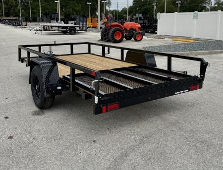 New 2026 Sure-Trac 6x12 5K W/ Brakes Tube Top Utility Trailer