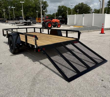 New 2026 Sure-Trac 6x12 5K W/ Brakes Tube Top Utility Trailer