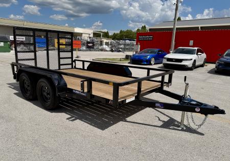 New 2026 Sure-Trac 7x12 7K Utility Trailer