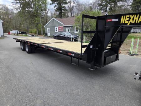 New 2026 Nexhaul 102X30 GOOSENECK TILT EQUIPMNET TRAILER 22,500LB GVWR Equipment Trailer