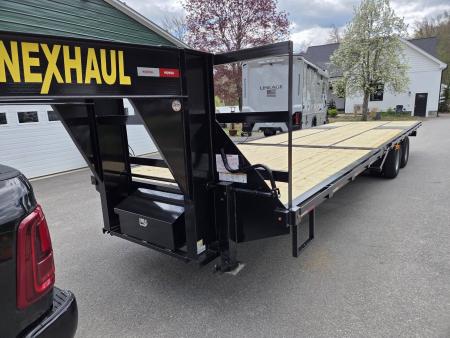 New 2026 Nexhaul 102X30 GOOSENECK TILT EQUIPMNET TRAILER 22,500LB GVWR Equipment Trailer