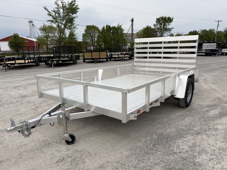 New 2026 Sport Haven AUTE712D (7' X 12') 2.9K Aluminum Utility Trailer