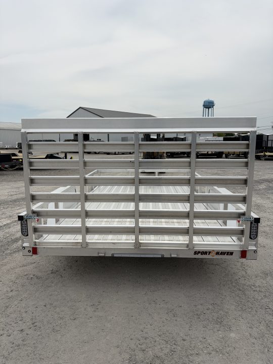 New 2026 Sport Haven AUTE712D (7' X 12') 2.9K Aluminum Utility Trailer