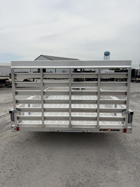 New 2026 Sport Haven AUTE712D (7' X 12') 2.9K Aluminum Utility Trailer