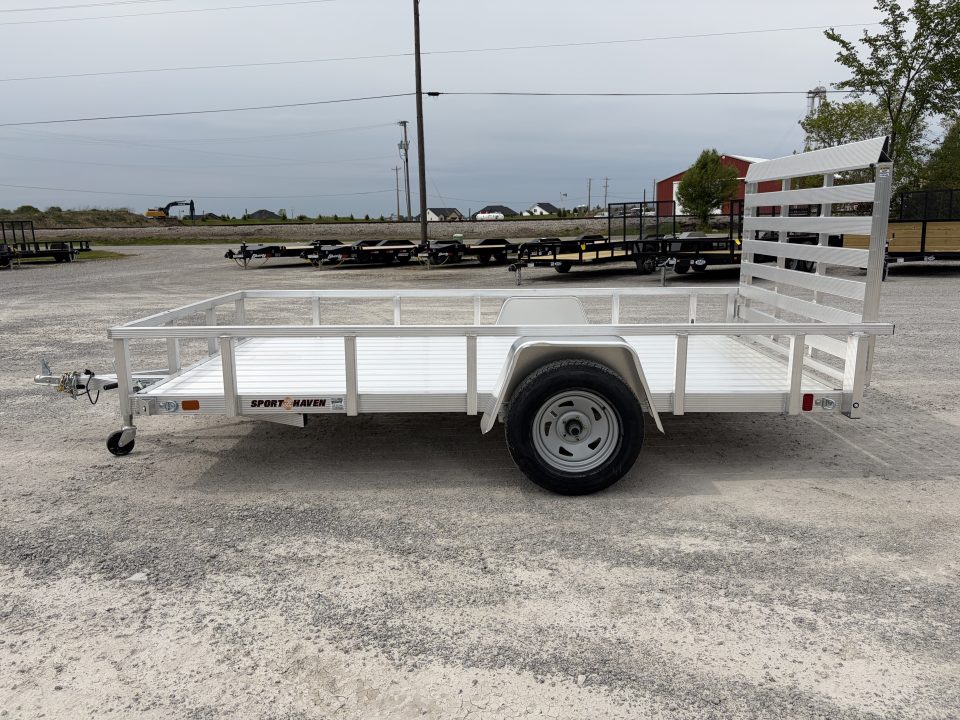 New 2026 Sport Haven AUTE612D (6' X 12') 2.9K Aluminum Utility Trailer
