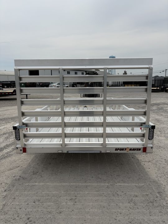 New 2026 Sport Haven AUTE612D (6' X 12') 2.9K Aluminum Utility Trailer