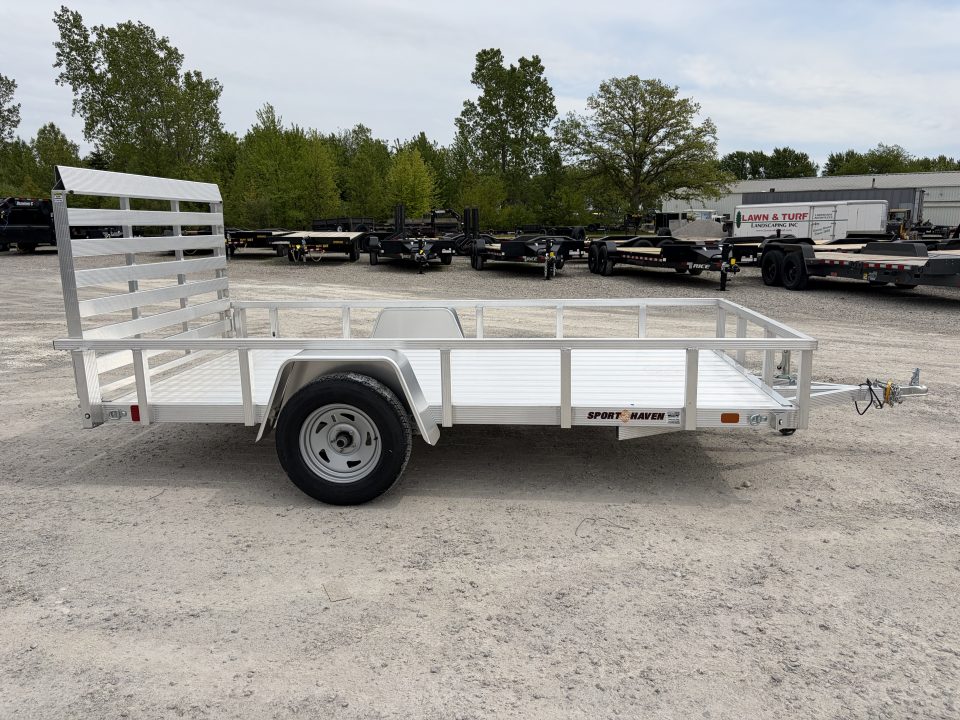 New 2026 Sport Haven AUTE612D (6' X 12') 2.9K Aluminum Utility Trailer