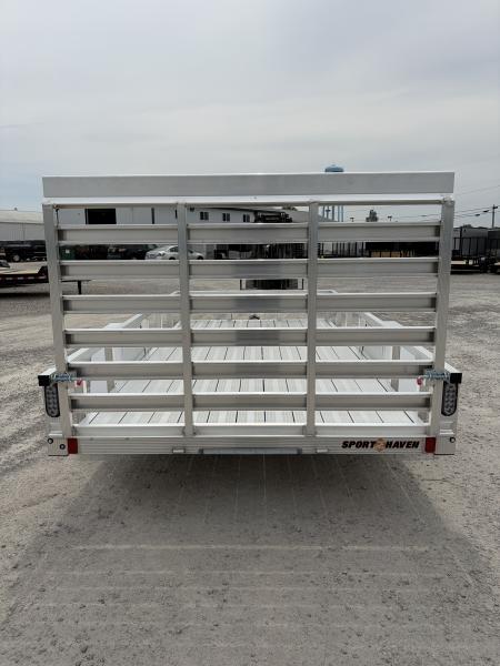 New 2026 Sport Haven AUTE612D (6' X 12') 2.9K Aluminum Utility Trailer