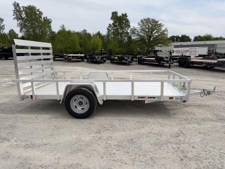 New 2026 Sport Haven AUTE612D (6' X 12') 2.9K Aluminum Utility Trailer