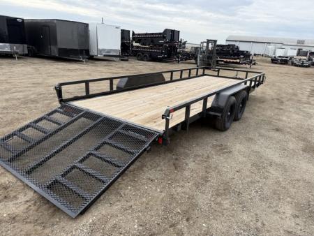 New 2026 Sure-Trac 7X20 10K Tube Top Utility Trailer