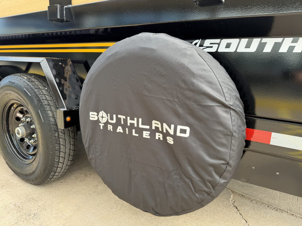 New #166589 2026 SOUTHLAND SL714 14 X 84 TANDEM AXLE 14K BUMPER PULL DUMP W/ SPARE TIRE