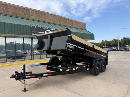 New #166589 2026 SOUTHLAND SL714 14 X 84 TANDEM AXLE 14K BUMPER PULL DUMP W/ SPARE TIRE