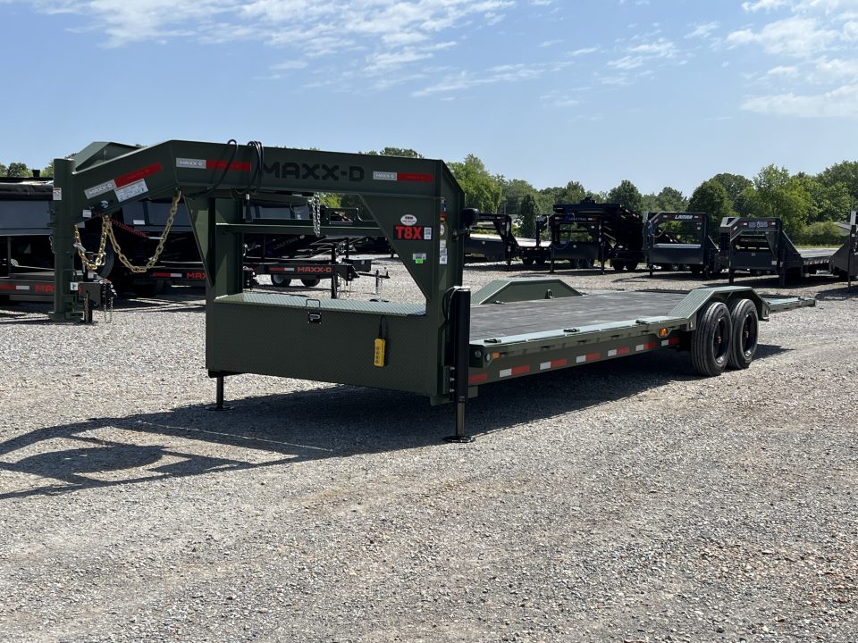 New 2027 MAXXD 102" X 28' 18K Gooseneck Power Tilt Trailer