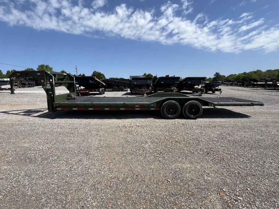 New 2027 MAXXD 102" X 28' 18K Gooseneck Power Tilt Trailer