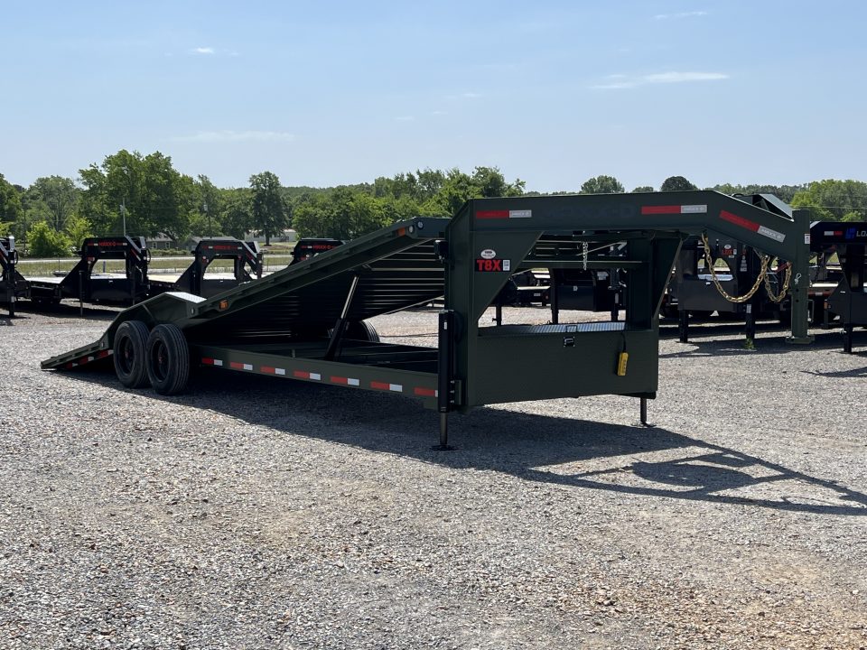 New 2027 MAXXD 102" X 28' 18K Gooseneck Power Tilt Trailer