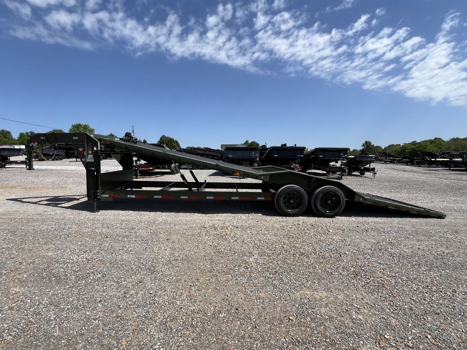 New 2027 MAXXD 102" X 28' 18K Gooseneck Power Tilt Trailer