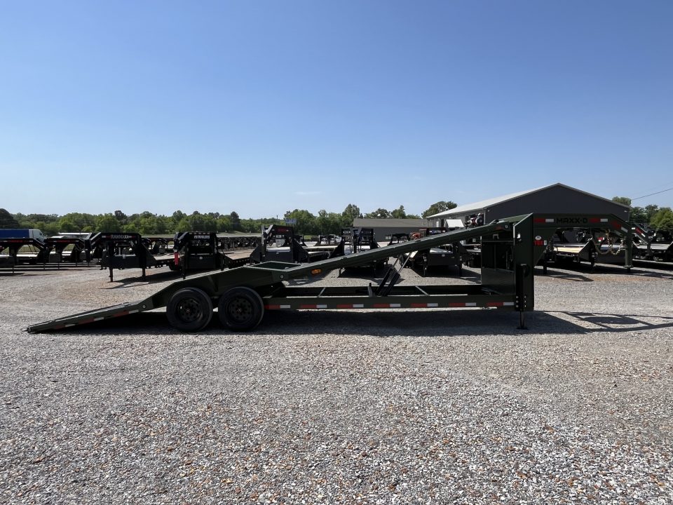 New 2027 MAXXD 102" X 28' 18K Gooseneck Power Tilt Trailer
