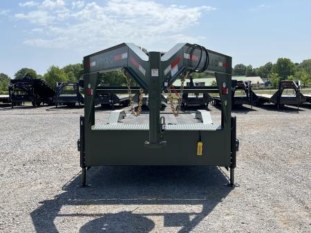 New 2027 MAXXD 102" X 28' 18K Gooseneck Power Tilt Trailer