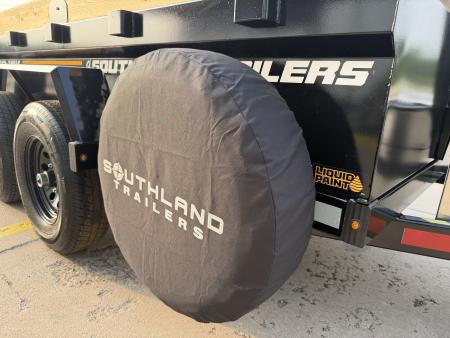New #164498 2026 SOUTHLAND SL510 5 X 10 TANDEM AXLE 10K BUMPER PULL DUMP TRAILER W/ SPARE TIRE