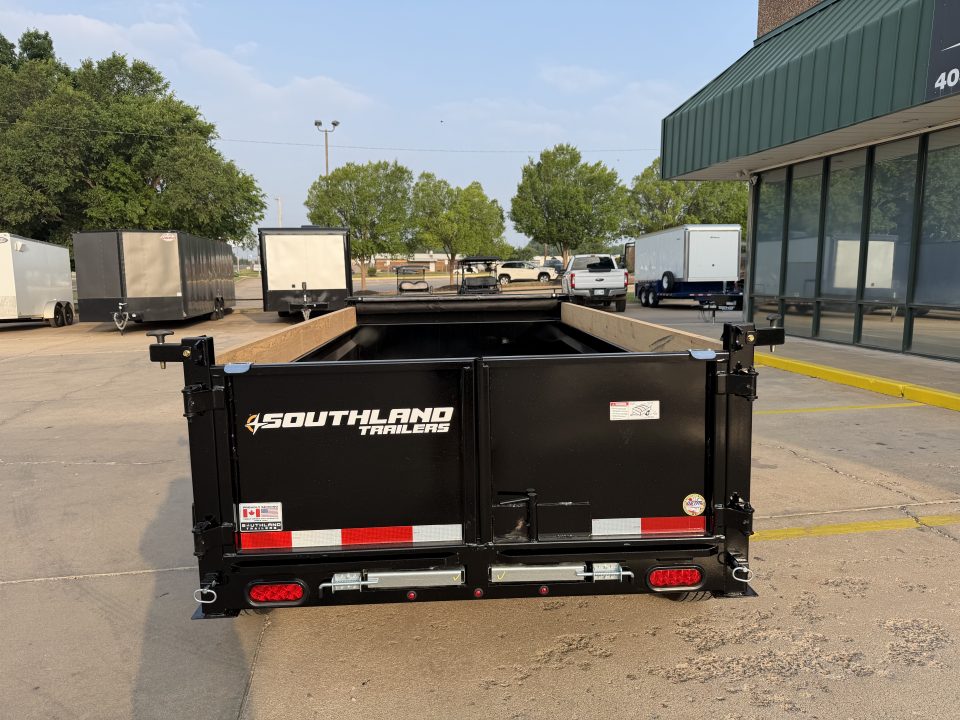 New #164497 2026 SOUTHLAND SL510 5 X 10 TANDEM AXLE 10K BUMPER PULL DUMP TRAILER W/ SPARE TIRE