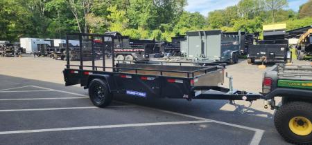 New 6 x 12 Sure-Trac 14  Steel High Side Landscape Trailer 3k