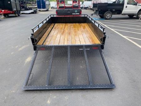 New 6 x 12 Sure-Trac 14" Steel High Side Landscape Trailer 3k
