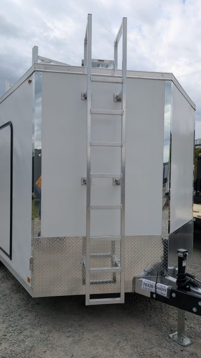 New 2026 Legend 8.5 x 16+ 2' V Thunder V-Nose Contractor Cargo Trailer w/ Barn Doors (& RAMPS!!!)