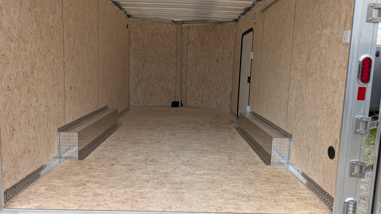 New 2026 Legend 8.5 x 16+ 2' V Thunder V-Nose Contractor Cargo Trailer w/ Barn Doors (& RAMPS!!!)