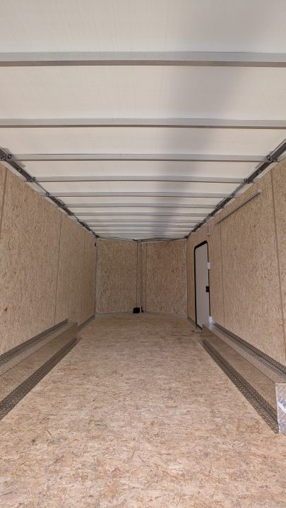 New 2026 Legend 8.5 x 16+ 2' V Thunder V-Nose Contractor Cargo Trailer w/ Barn Doors (& RAMPS!!!)