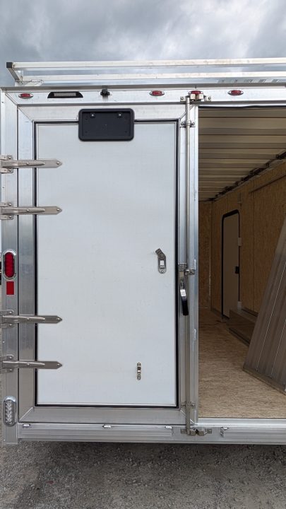 New 2026 Legend 8.5 x 16+ 2' V Thunder V-Nose Contractor Cargo Trailer w/ Barn Doors (& RAMPS!!!)