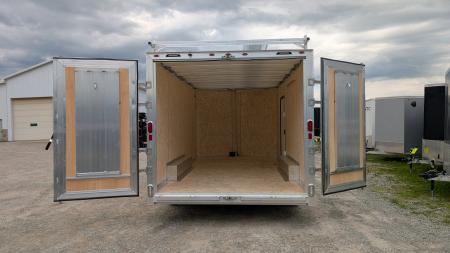 New 2026 Legend 8.5 x 16+ 2' V Thunder V-Nose Contractor Cargo Trailer w/ Barn Doors (& RAMPS!!!)