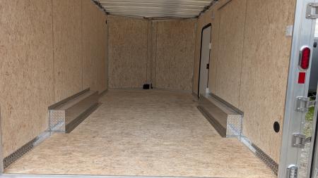 New 2026 Legend 8.5 x 16+ 2' V Thunder V-Nose Contractor Cargo Trailer w/ Barn Doors (& RAMPS!!!)