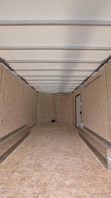 New 2026 Legend 8.5 x 16+ 2' V Thunder V-Nose Contractor Cargo Trailer w/ Barn Doors (& RAMPS!!!)