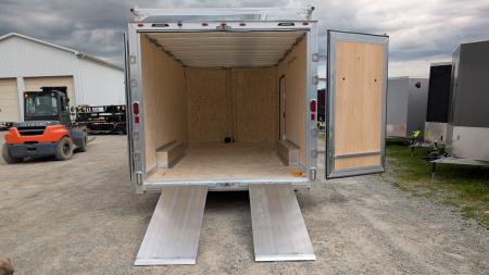 New 2026 Legend 8.5 x 16+ 2' V Thunder V-Nose Contractor Cargo Trailer w/ Barn Doors (& RAMPS!!!)