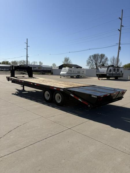 Used 2007 Pace-Setter 8x25 Gooseneck Flatbed 14,000lb GVWR