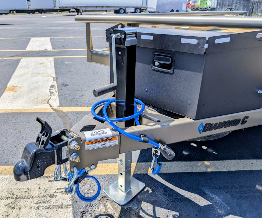 New GTU-235-16' Bi-Fold Gate, Spare, Premium Utility Trailer